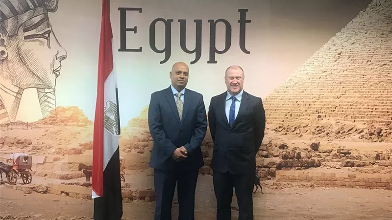 قنصلنا العام بسيدني يستقبل سفير استراليا الجديد في مصر
