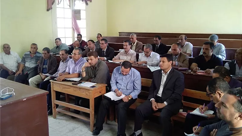 اجتماع لجنة النظام والمراقبة بتعليم بكفر الشيخ