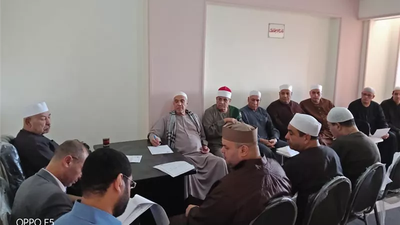 نقابة قراء القرآن تناقش الموضوعات التى تسهم فى رفع مستوى تقديم الخدمات للقراء