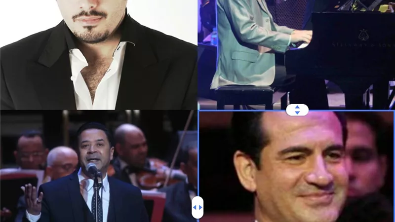 الاحد..مدحت و رامى عياش وثروت يتألقون بالموسيقى العربية
