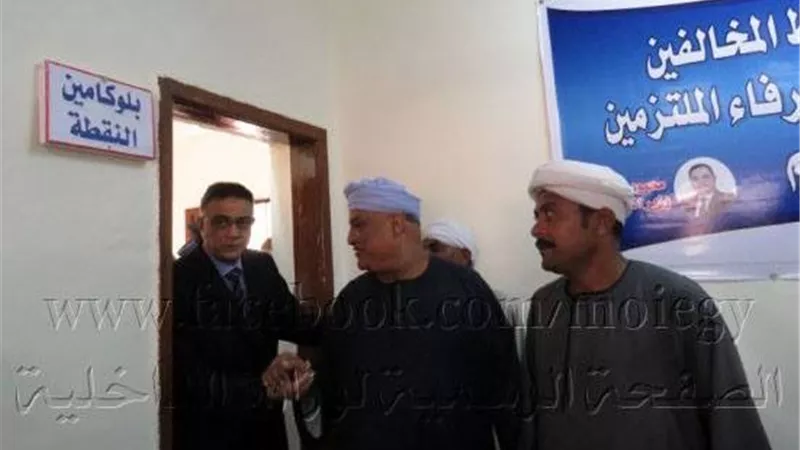 مدير أمن الأقصر يفتتح نقطة شرطة قمولا