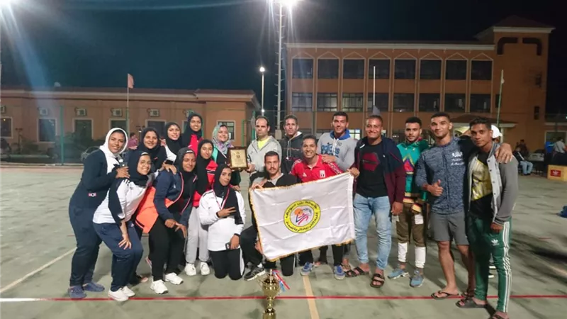 طالبات التربية الرياضية الثاني في اللقاء الرياضي لوزارة الشباب