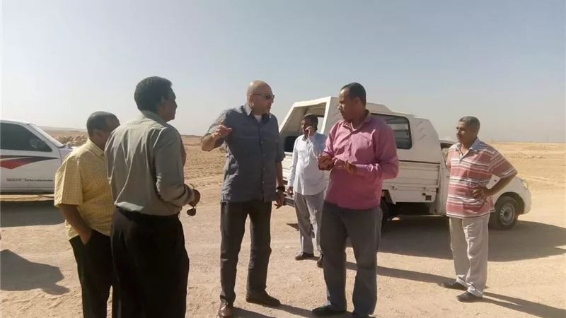 رئيس مركز الطود جنوب الأقصر يتفقد محطة معالجة الصرف الصحى