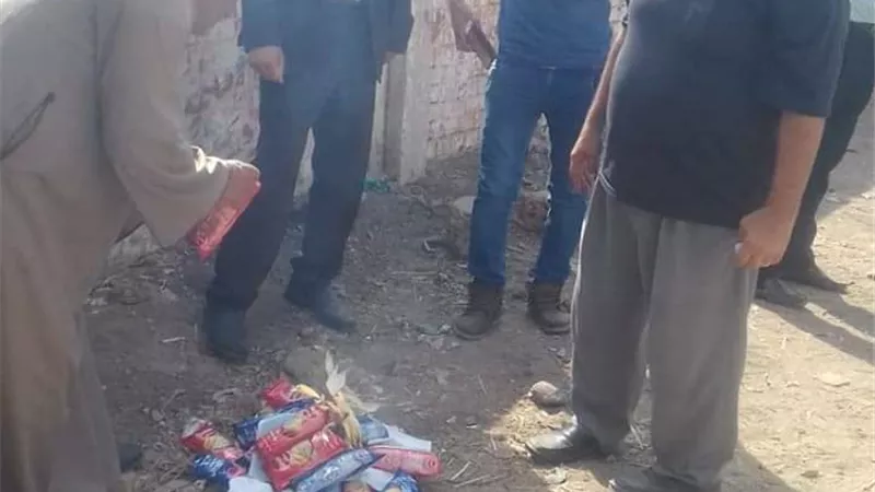 اعدام ٣٠٠ كيلو حلوى مولد بالشرقية