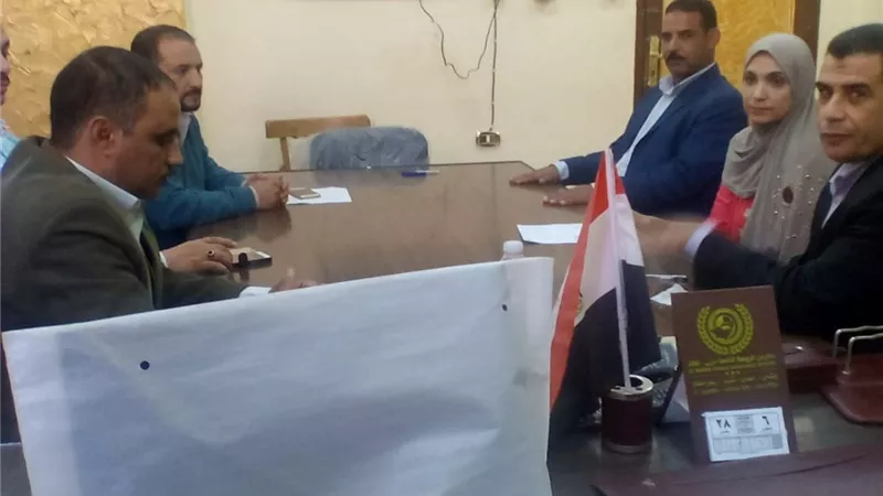 مدير تعليم الخانكة يلتقي رؤساء الاقسام لتنسيق العمل