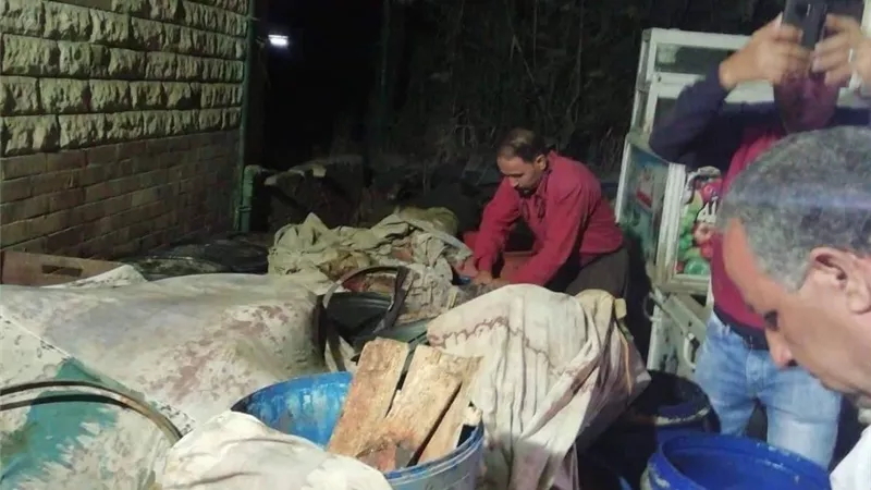 ضبط لحوم كلاب معدة للتوزيع على المطاعم بشبرا .. بالصور