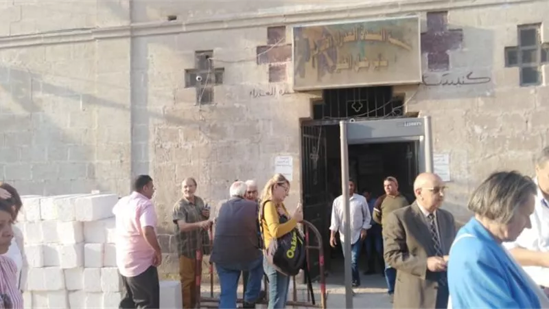 كنيسة السيدة العذراء تستقبل اول وفد فرنسى لمسار رحلة العائلة المقدسة