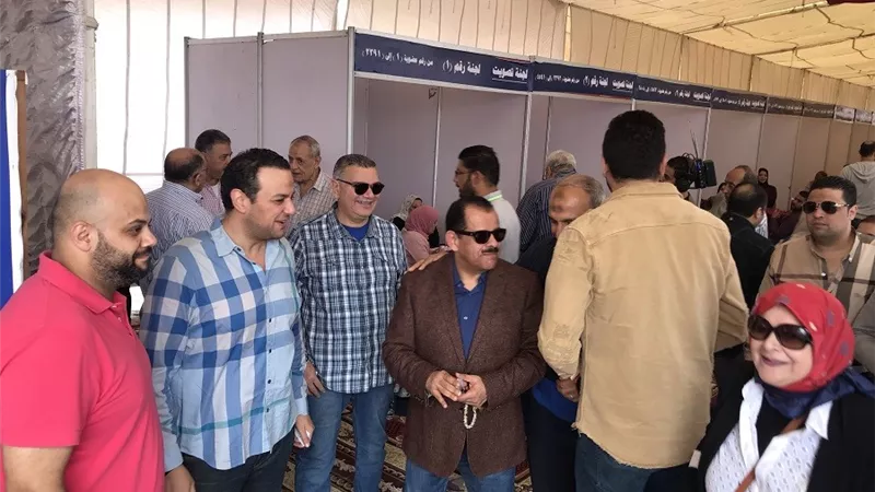 اقبال كثيف بالانتخابات التكميلية لنادي جزيرة الورد بالمنصورة