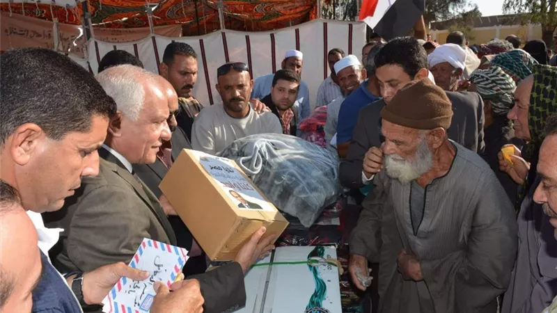 محافظ الجيزة: تجهيز 20 عروسة يتيمه بالأجهزة الكهربائية