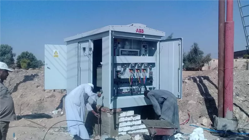 إحلال وتجديد أعمال الكهرباء بمركز الطود جنوب الأقصر