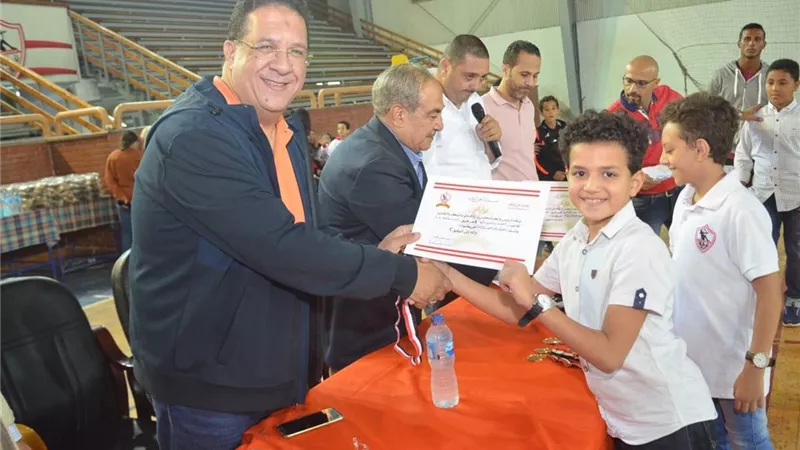 تكريم ناشئين السباحة بنادى الزمالك