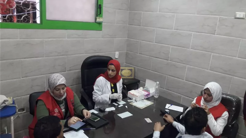 حملة 100 مليون صحة بدار الشفاء بابو المطامير
