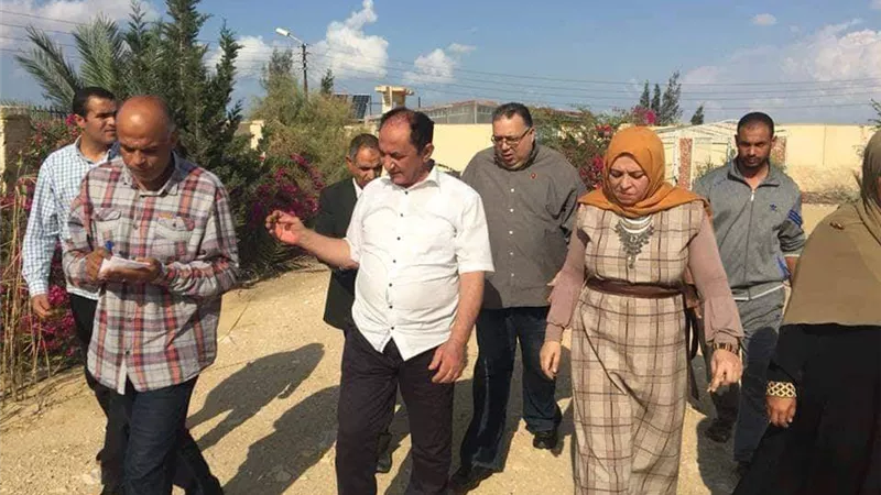 رئيس جامعة العريش يفاجئ معهد الدراسات البيئية ويوجه باعادة المشروعات المتوقفة