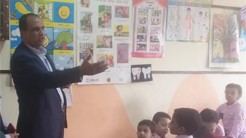 جولات وزيارات ميدانية لمدير تعليم شبين القناطر الى المدارس