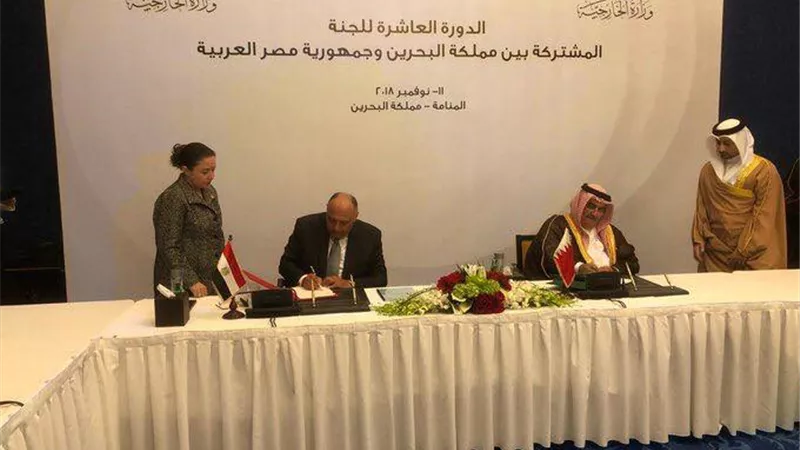 مصر والبحرين يؤكدان التمسك بالمطالب الـ13 لحل أزمة قطر