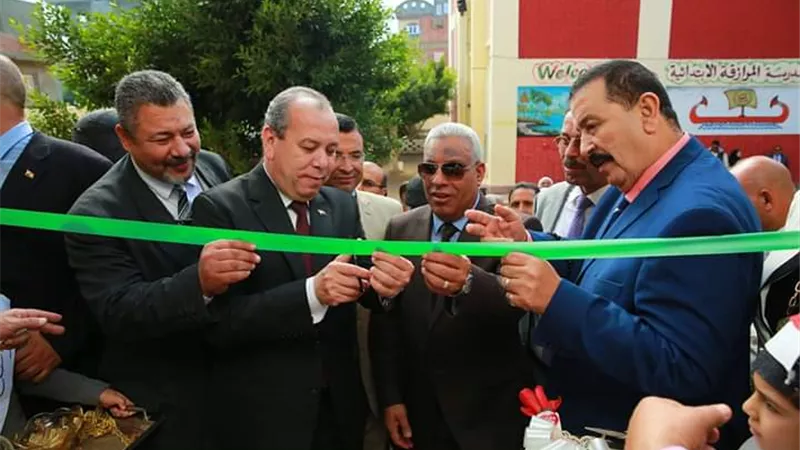 افتتاح مدرسة المرازقة الابتدائية بتكلفة 3 مليون جنيه
