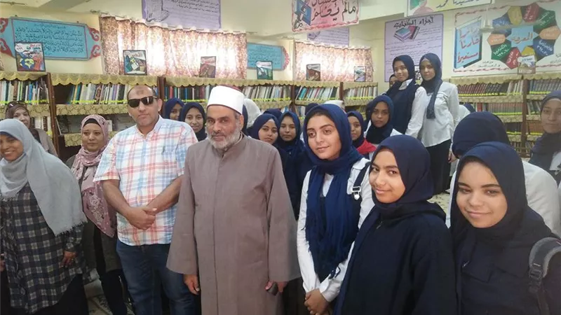 الفتاة المسلمة بين الماضى والحاضر ندوة بمدرسة بالسويس