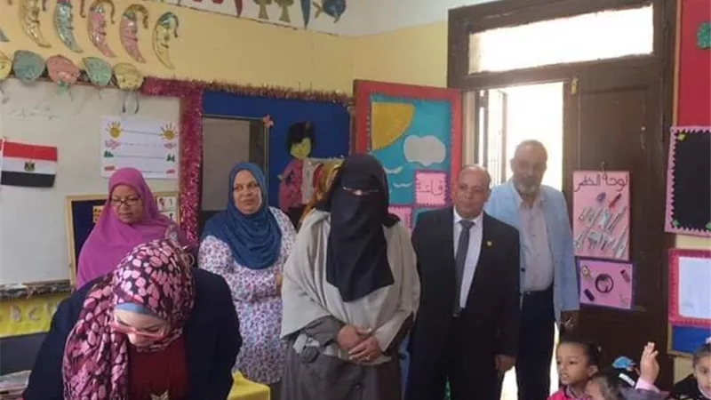 لجنة ديسكفري تشيد بمدارس الخانكة