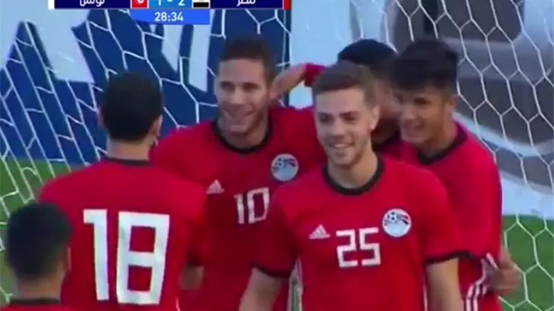 بشرة خير ¨ المنتخب الاوليمبى يسحق نظيره التونسى برباعية ¨ فيديو