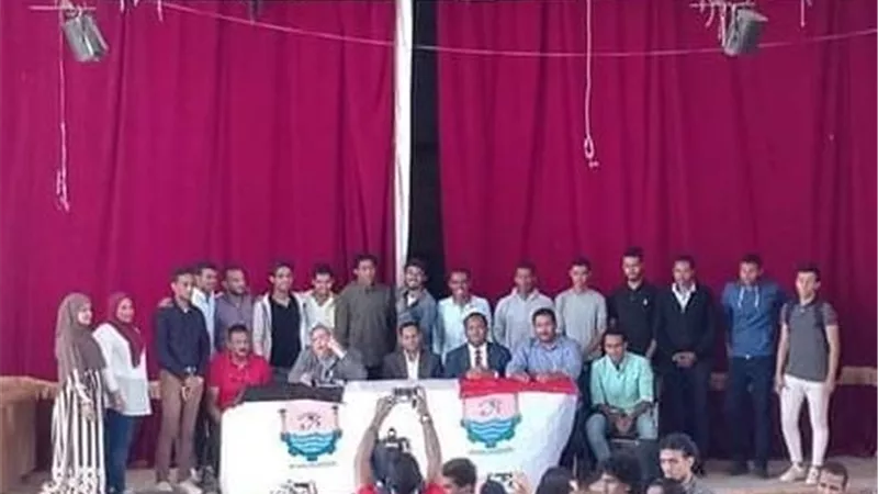فوز عمر عجلان برئاسة اتحاد طلاب جامعة أسوان