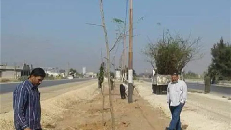 حملة نظافة فى قرى سمالوط
