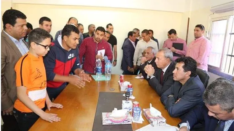 وزير الشباب يفتتح المقر الجديد لنادي نقادة الرياضي بقنا