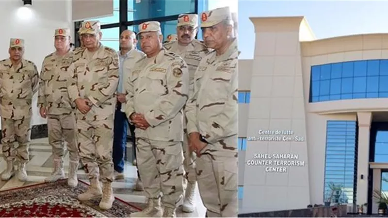 الفريق أول محمد زكى يتفقد المركز الإقليمى لمكافحة الإرهاب لدول تجمع الساحل والصحراء