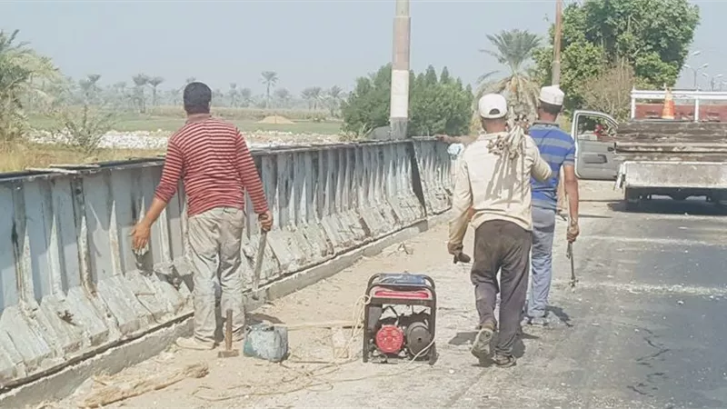خطة لتحسين حالة الطرق بالفيوم