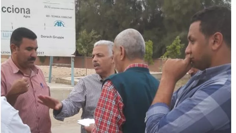 تطوير وتجميل مدينة الخانكة ومحطة صرف الجبل الأصفر