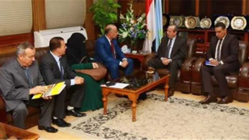 .محافظ كفرالشيخ يناقش إنشاء أول منطقة لوجستية متكاملة مع لجنة جهاز تنمية التجارة الداخلية على مساحة 20 فدان بشمال المحاف