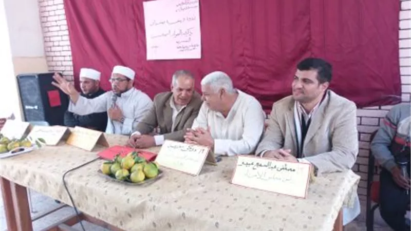 مدرسة عادل عبيدو تنظم ندوة دينية بمناسبة المولد النبوي الشريف.. صور