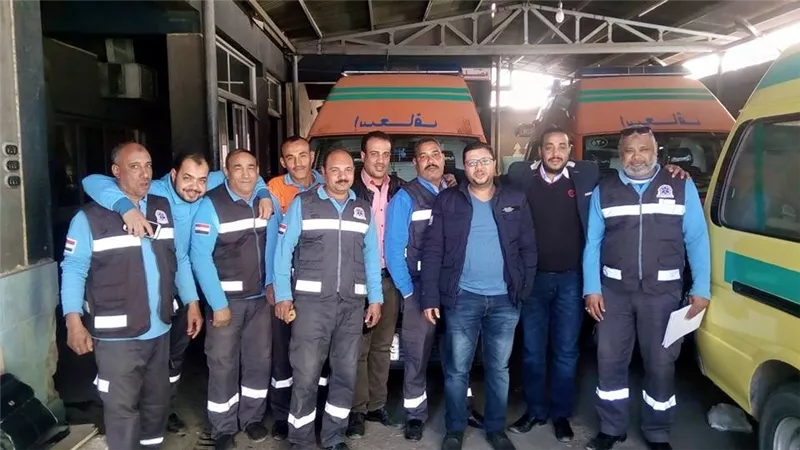 اصابة 26 شخصا فى 4 حوادث تصادم بقنا