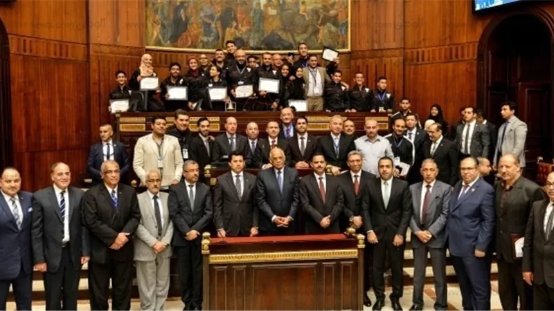 عبد العال يكرم أبطال مصر الفائزين فى دورة الألعاب الأولمبية الصيفية للشباب بالأرجنتين