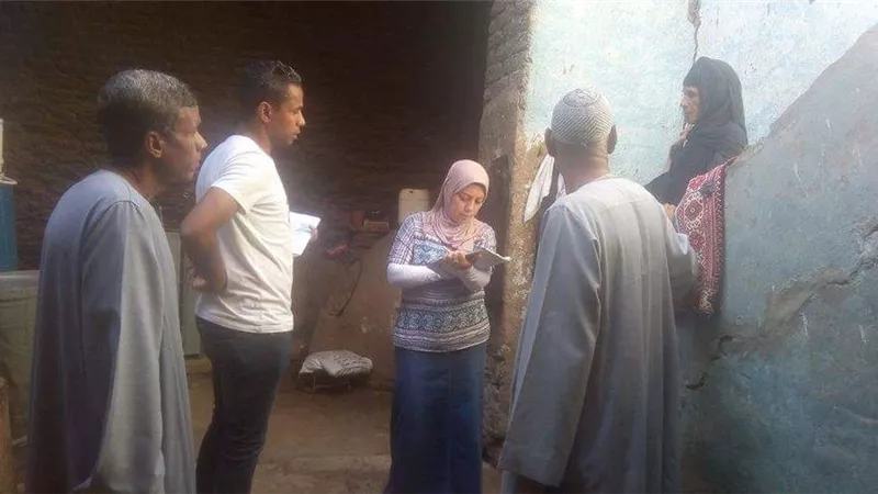 حصر المناطق الأكثر خطورة بقرية نجع السايح بأسوان ضمن مشروع تطوير عشوائيات مجلس الوزراء