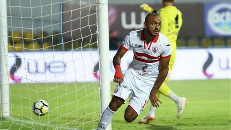 كهربا يسجل هدف التعادل للزمالك امام الداخلية