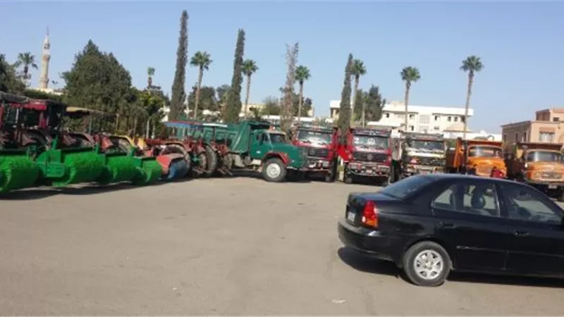 معدات و آلات حديثة لنظافة العاشر من رمضان لم تشهدها من قبل