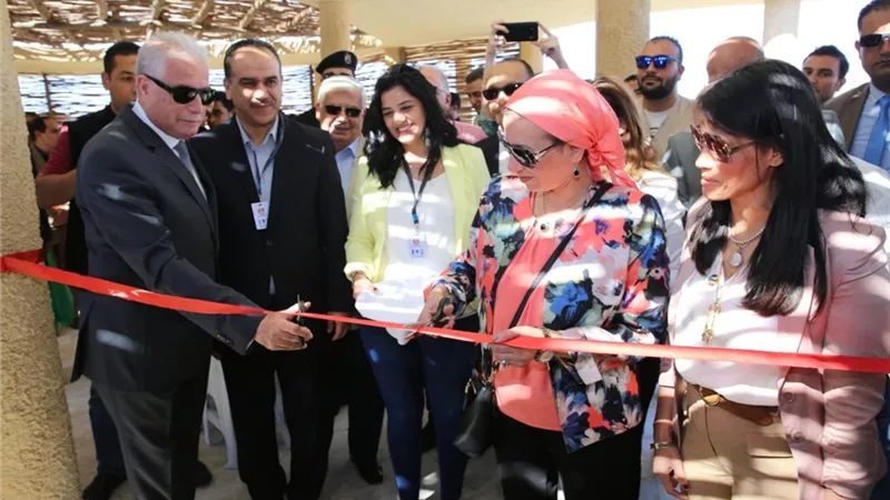فؤاد والمشاط وفوده يفتتحوا المرحلة الاولى لتطوير محمية 