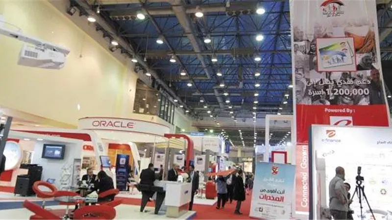 انطلاق فعاليات معرض القاهرة الدولى للإتصالات2018