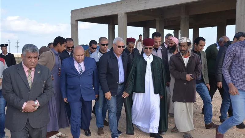 الغرابلي علي الحدود الغربية المصرية للاطمئنان على الخدمات المقدمة للمواطنين