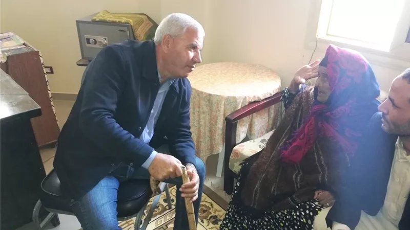 معمرة السلوم تدعو للرئيس السيسي بالتوفيق