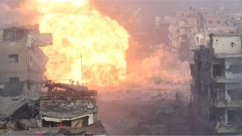 43 مصابا فى قصف النصرة لحلب بغازات سامة