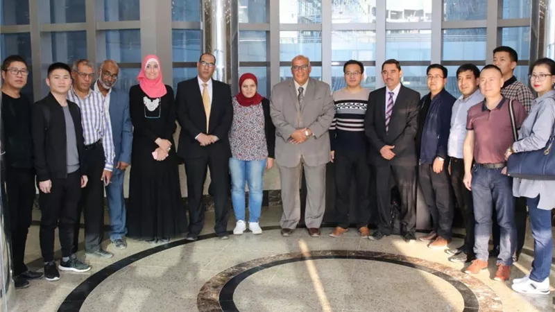 تقرير حول زيارة وفد من جامعتى نيتشا ومنزو لمعهد بحوث الإلكترونيات
