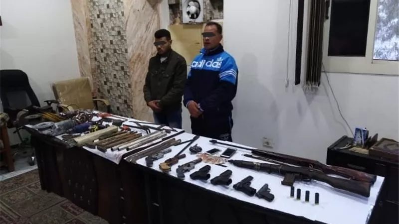 حملة أمنية لضبط الخارجين عن القانون بكفر الشيخ
