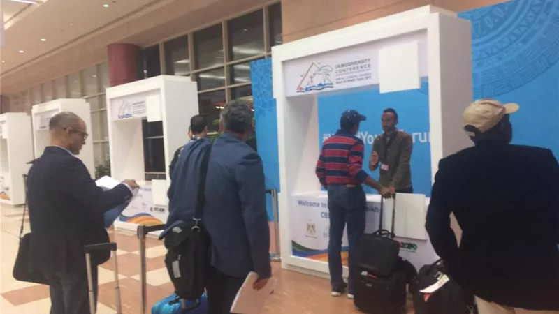 توافد المشاركين لحضور مؤتمر الأمم المتحدة للتنوع البيولوجي بشرم الشيخ