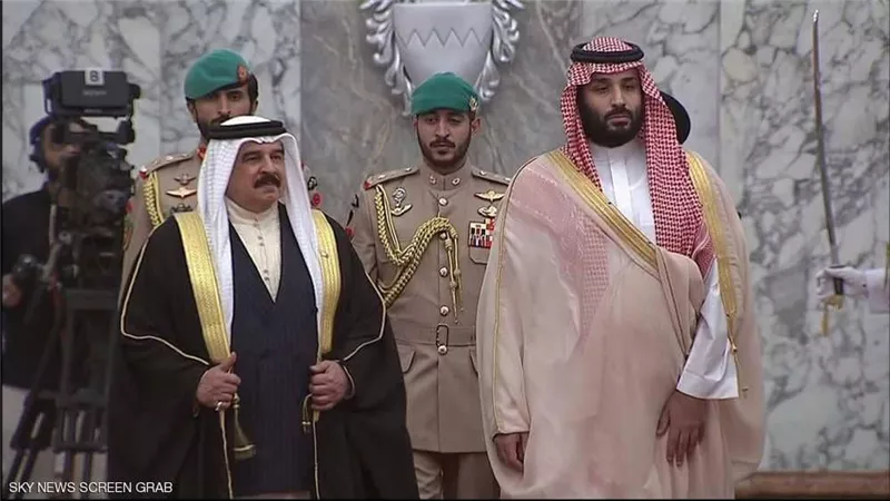 ولي العهد السعودي يصل المنامة