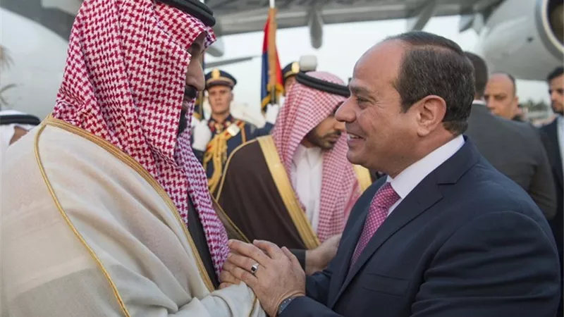 برقية شكر للرئيس السيسى من ولى العهد السعودى