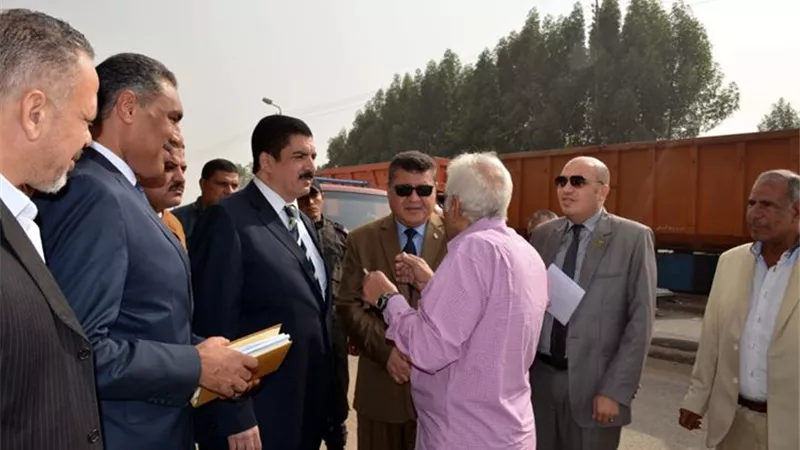 مرزوق يتفقد إنشاءات موقف مسطرد الجديد