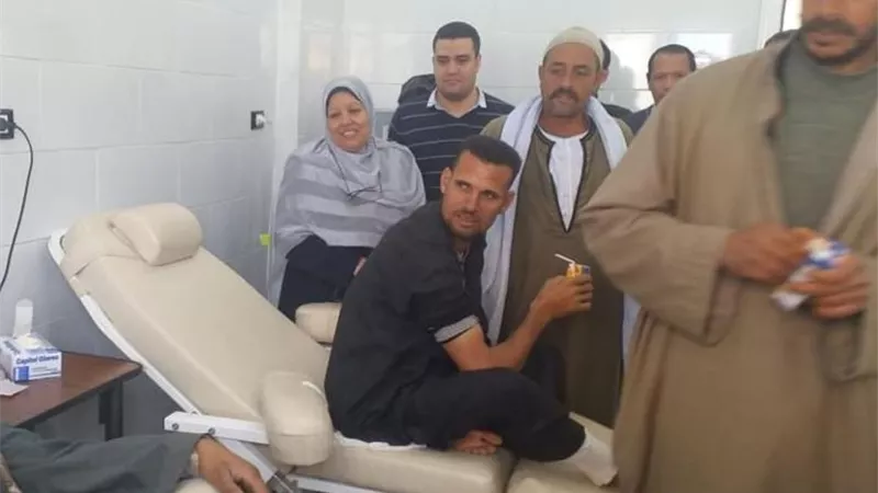 قافلة طبية للتبرع بالدم لحزب مستقبل وطن بكفرالشيخ