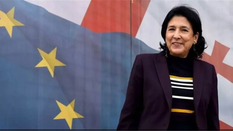 فوز امرأة برئاسة جورجيا للمرة الأولى