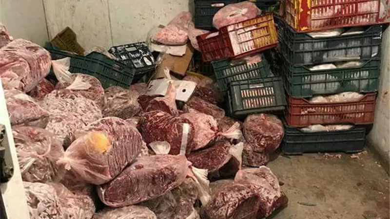 ضبط مواد غذائية فاسدة قبل بيعها للمواطنين بالشرقية